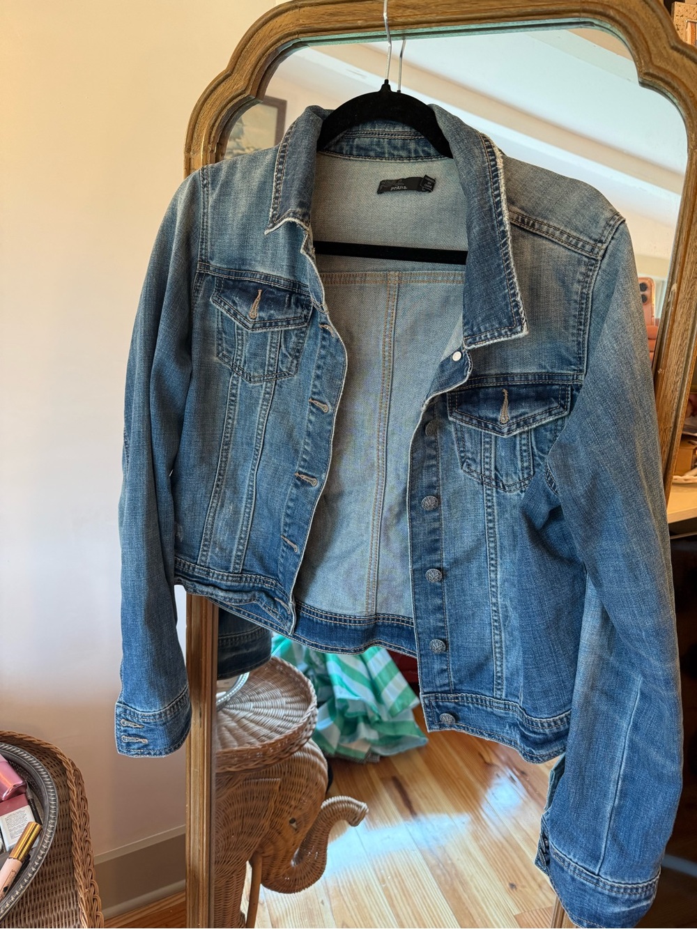 Prana Light Blue Denim Jean Jacket